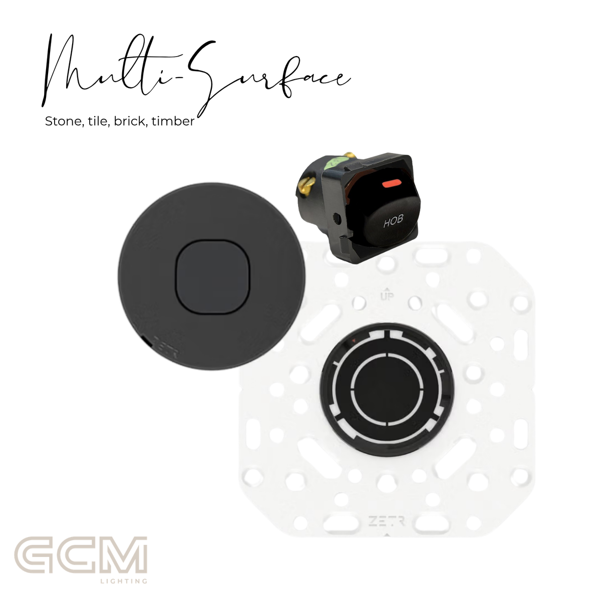 ZETR - 48 / Flush - Matte Black 1 Gang Isolation Switch
