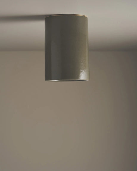 Tall Cylinder Ceiling Light by Robert Gordon