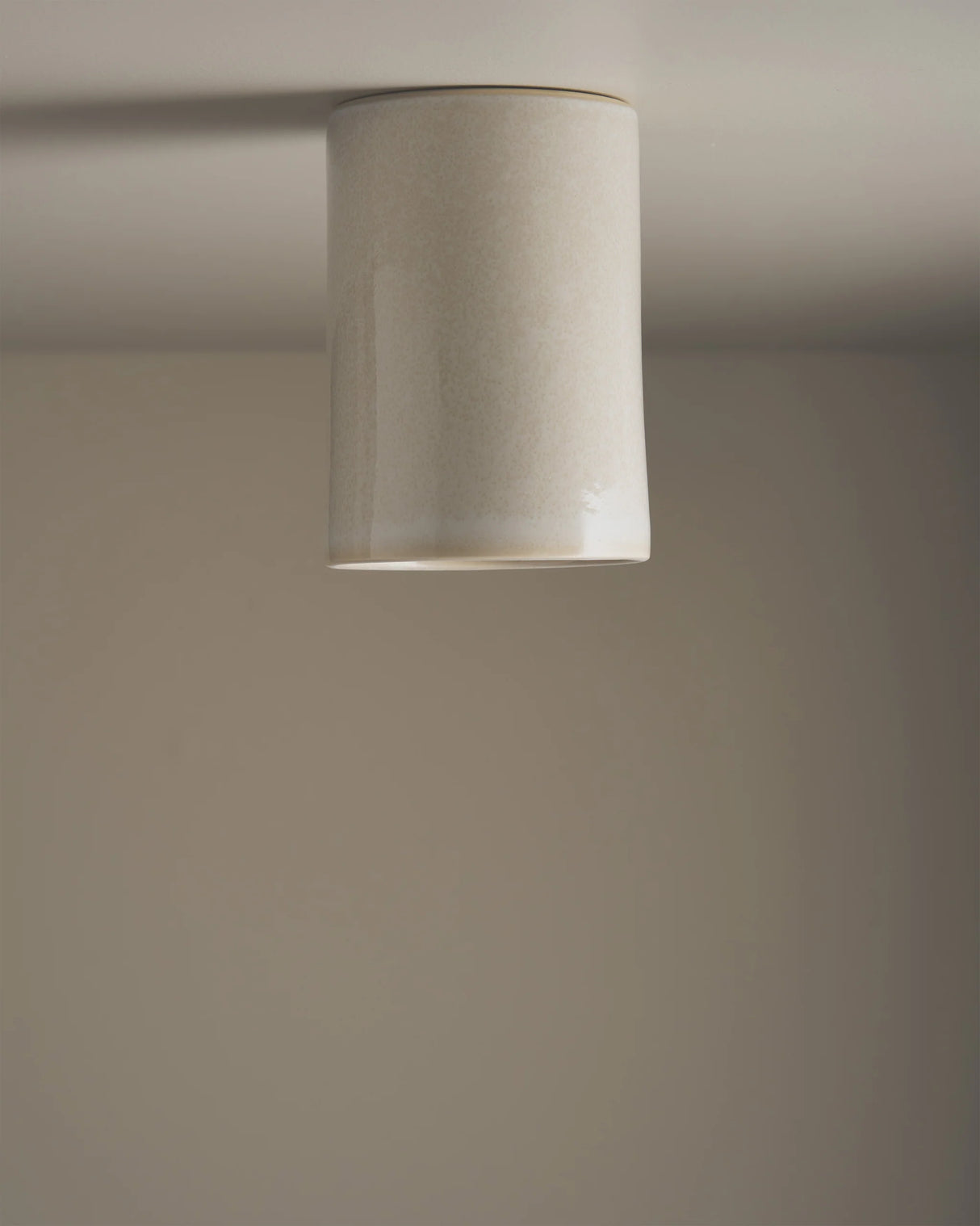 Tall Cylinder Ceiling Light by Robert Gordon