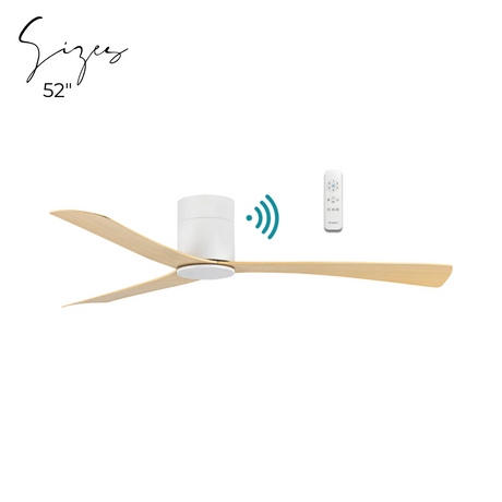 Metro DC ceiling fan - Oak Timber Finish