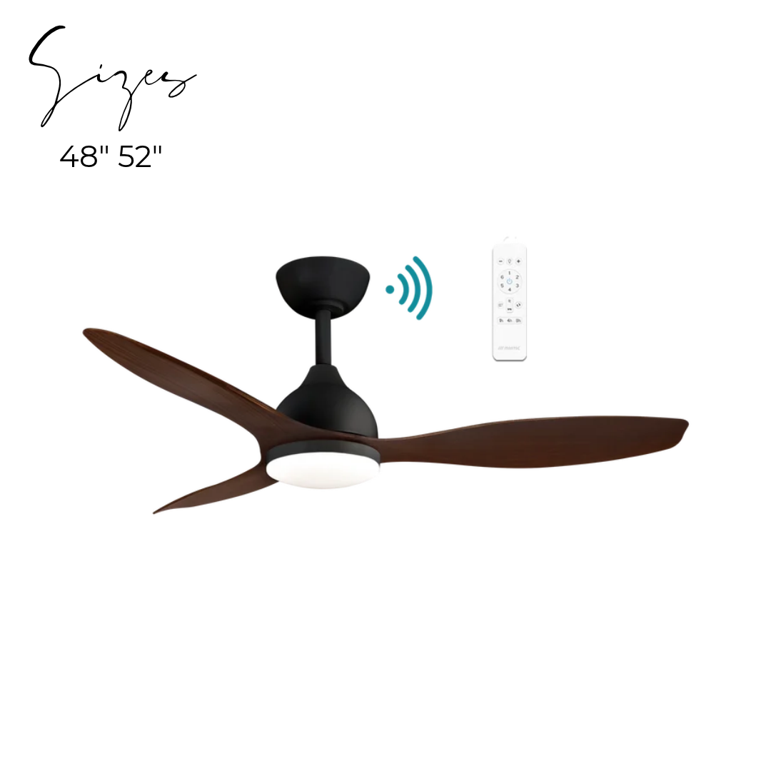 Elite DC ceiling fan - Walnut Timber Finish