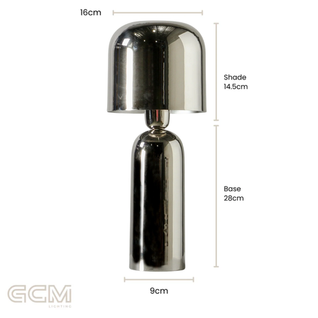 Bolzano Table Lamp in Chrome