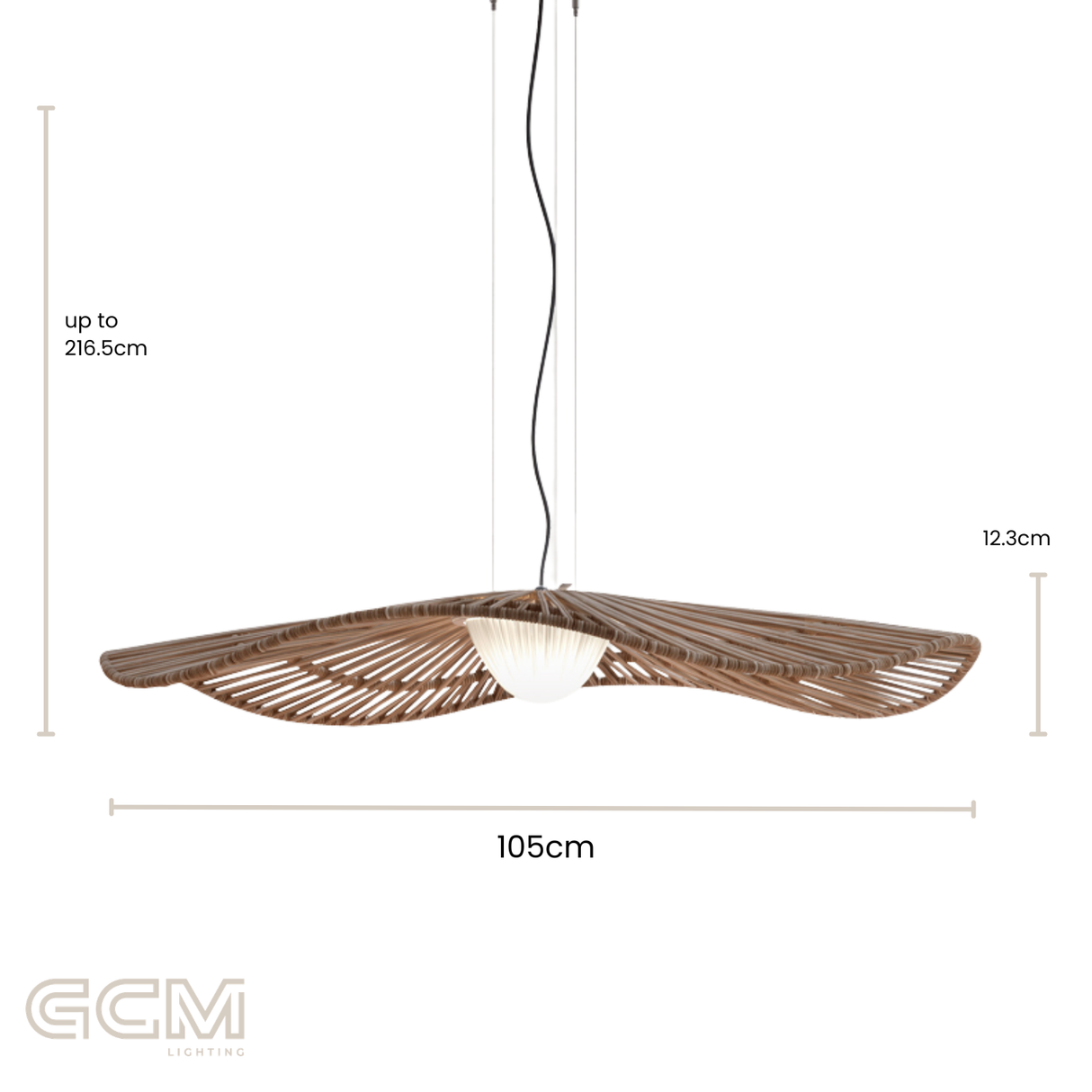 Bover Mediterrània S/105 Outdoor Pendant