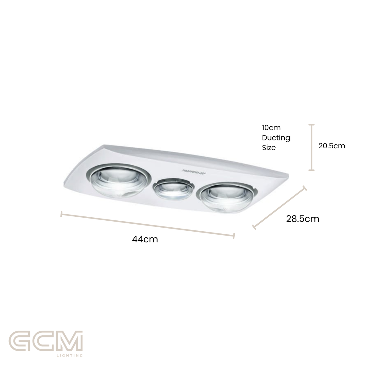 Contour II - 3 in 1 Bathroom Heater