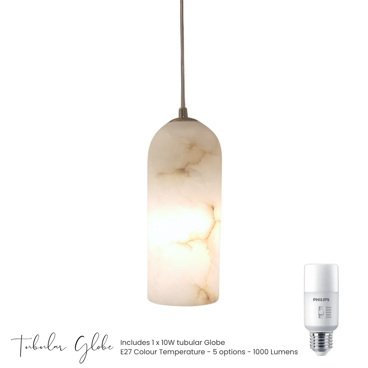 Bower Alabaster Pendant