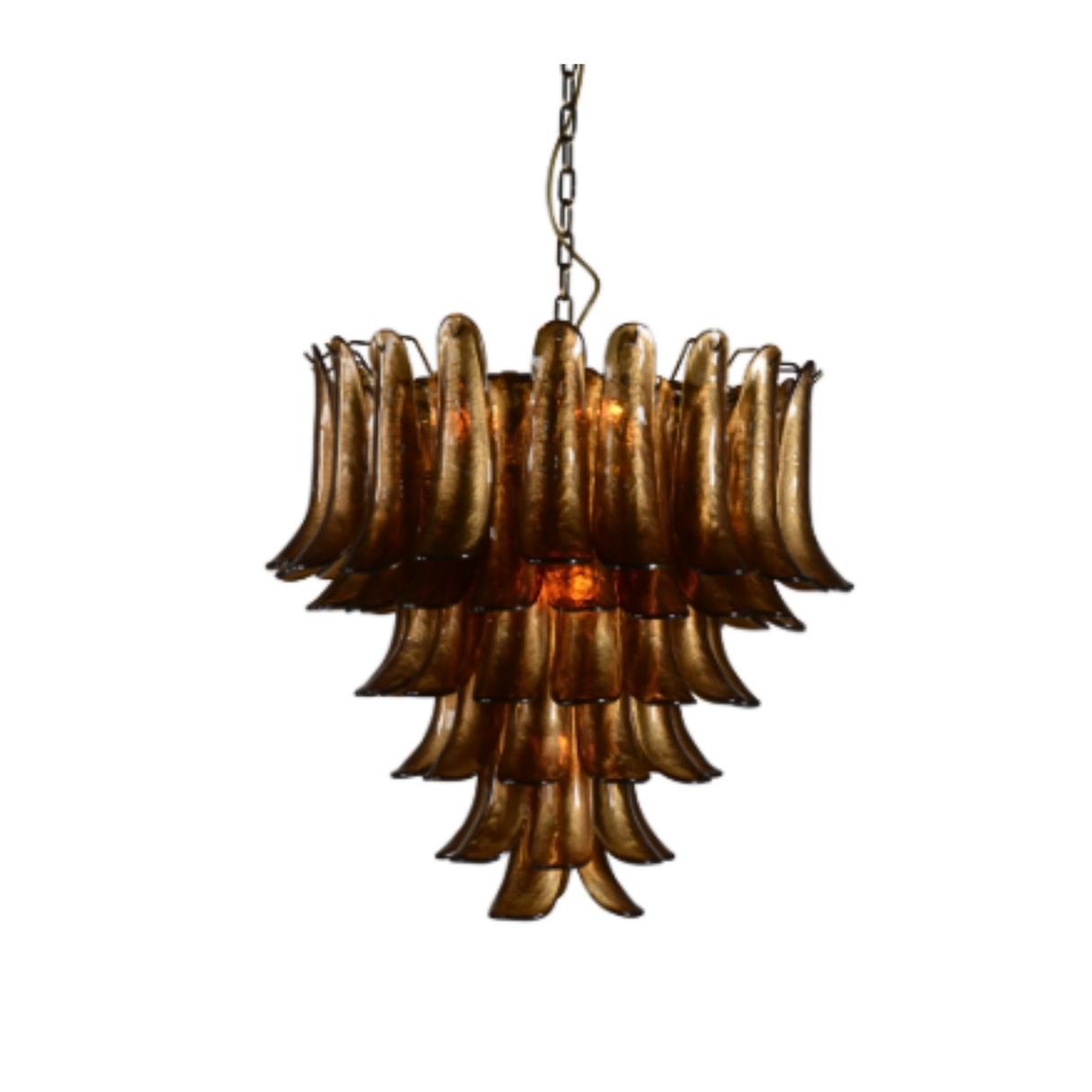 Josephine Amber Chandelier - Medium