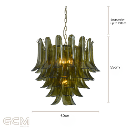 Josephine Olive Chandelier - Small