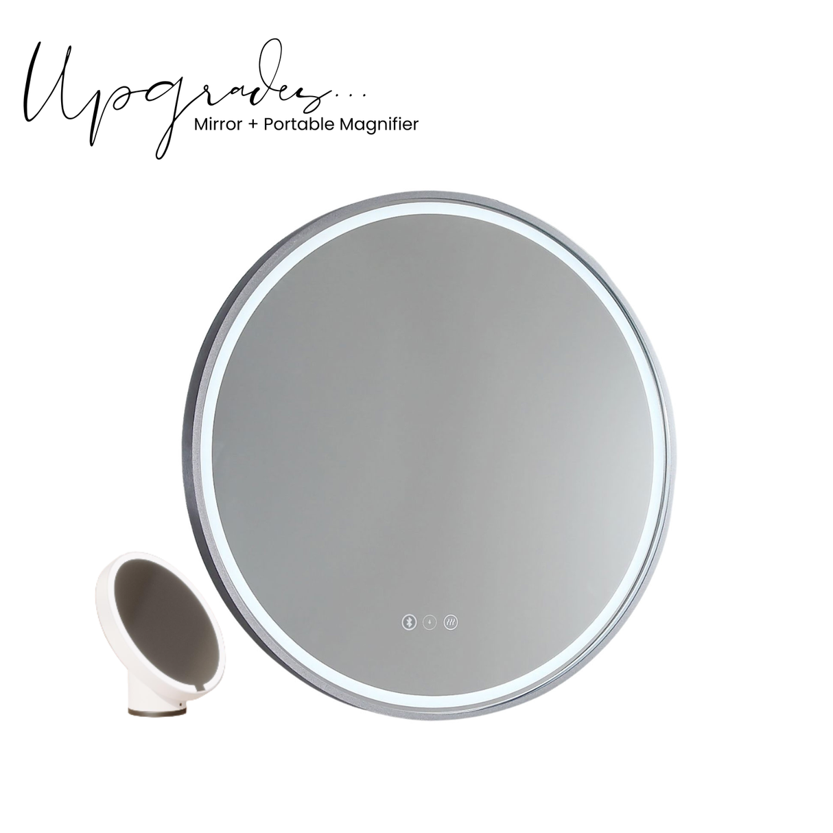 Sphere LED Mirror - Brits Nickel