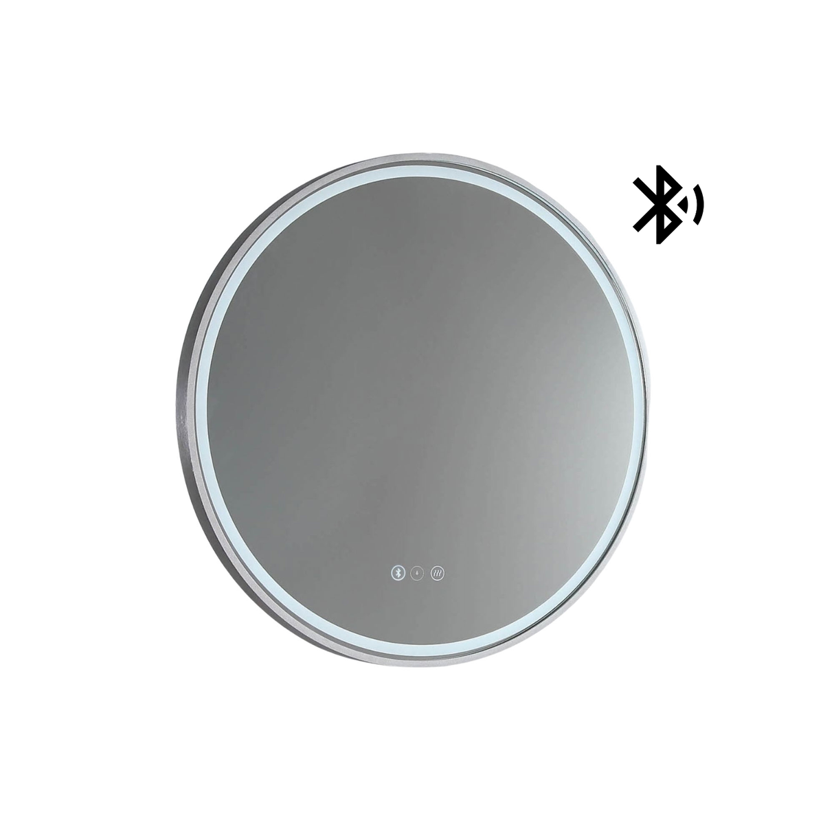 Sphere LED Mirror - Georgian Metal
