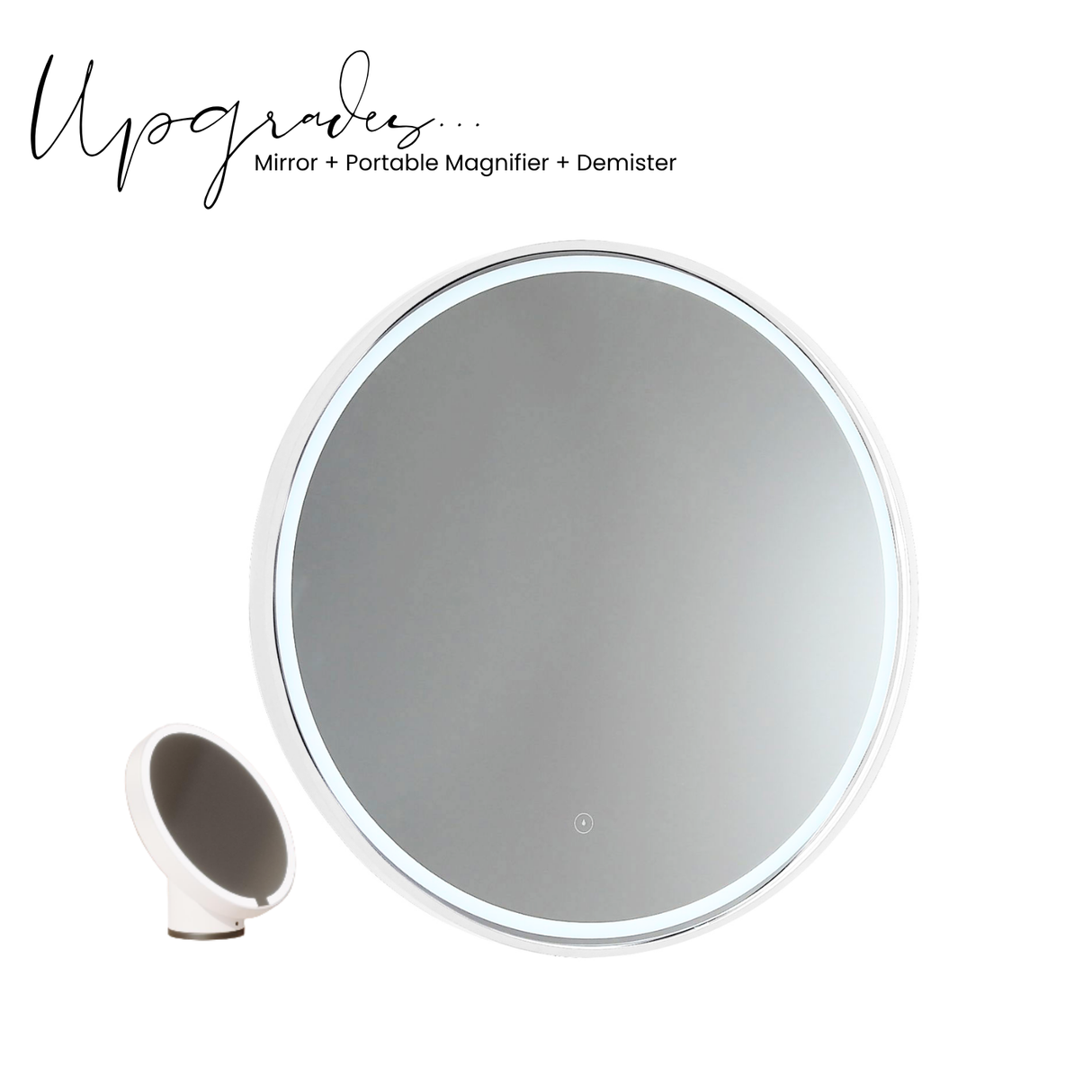 Sphere LED Mirror - Milano White