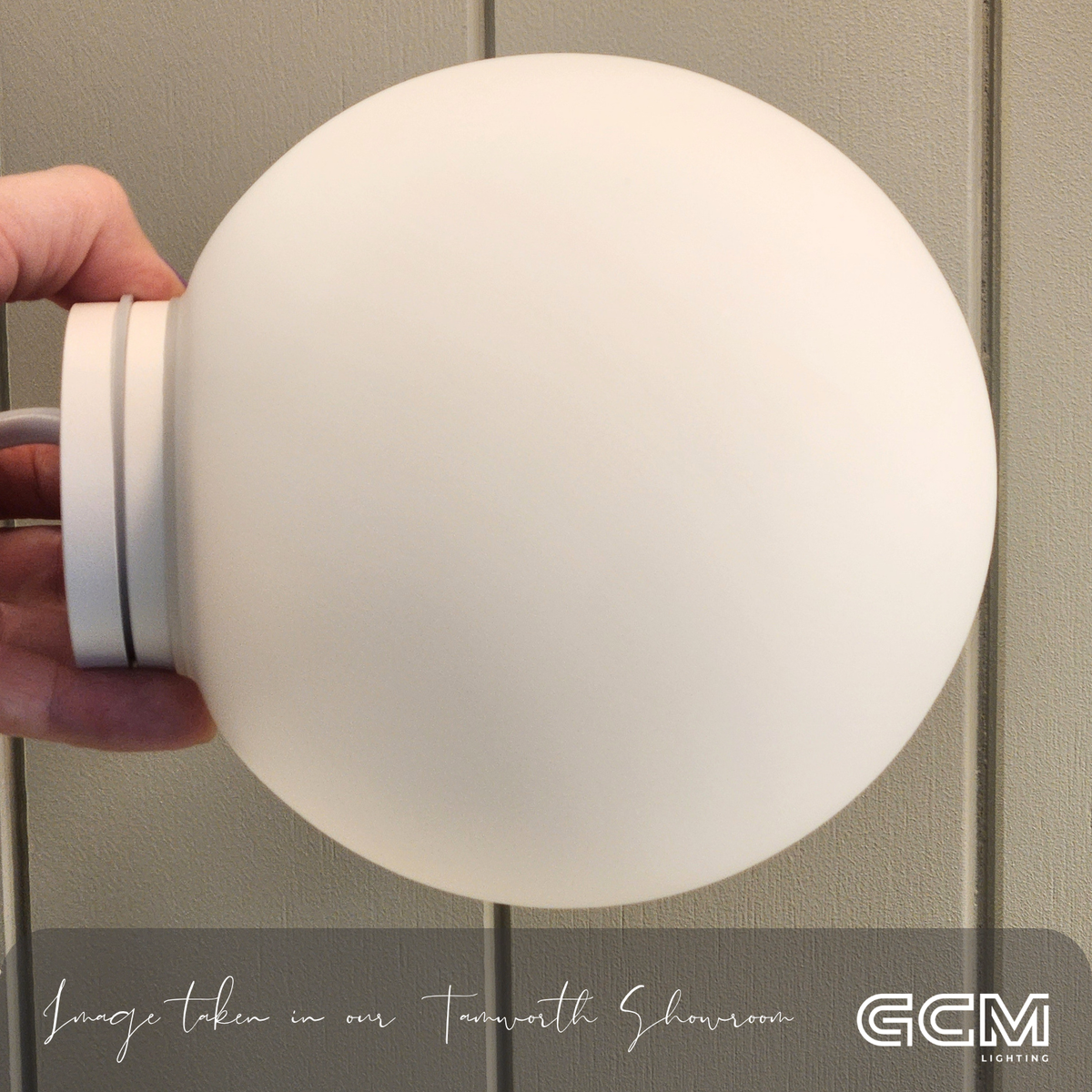 Crest Orb Wall Light - 14cm