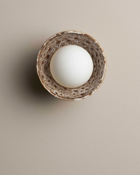 Bowl Wall Sconce by Robert Gordon