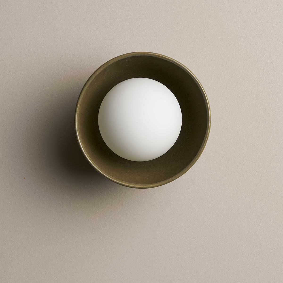 Bowl Wall Sconce by Robert Gordon