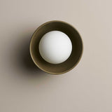 Bowl Wall Sconce by Robert Gordon
