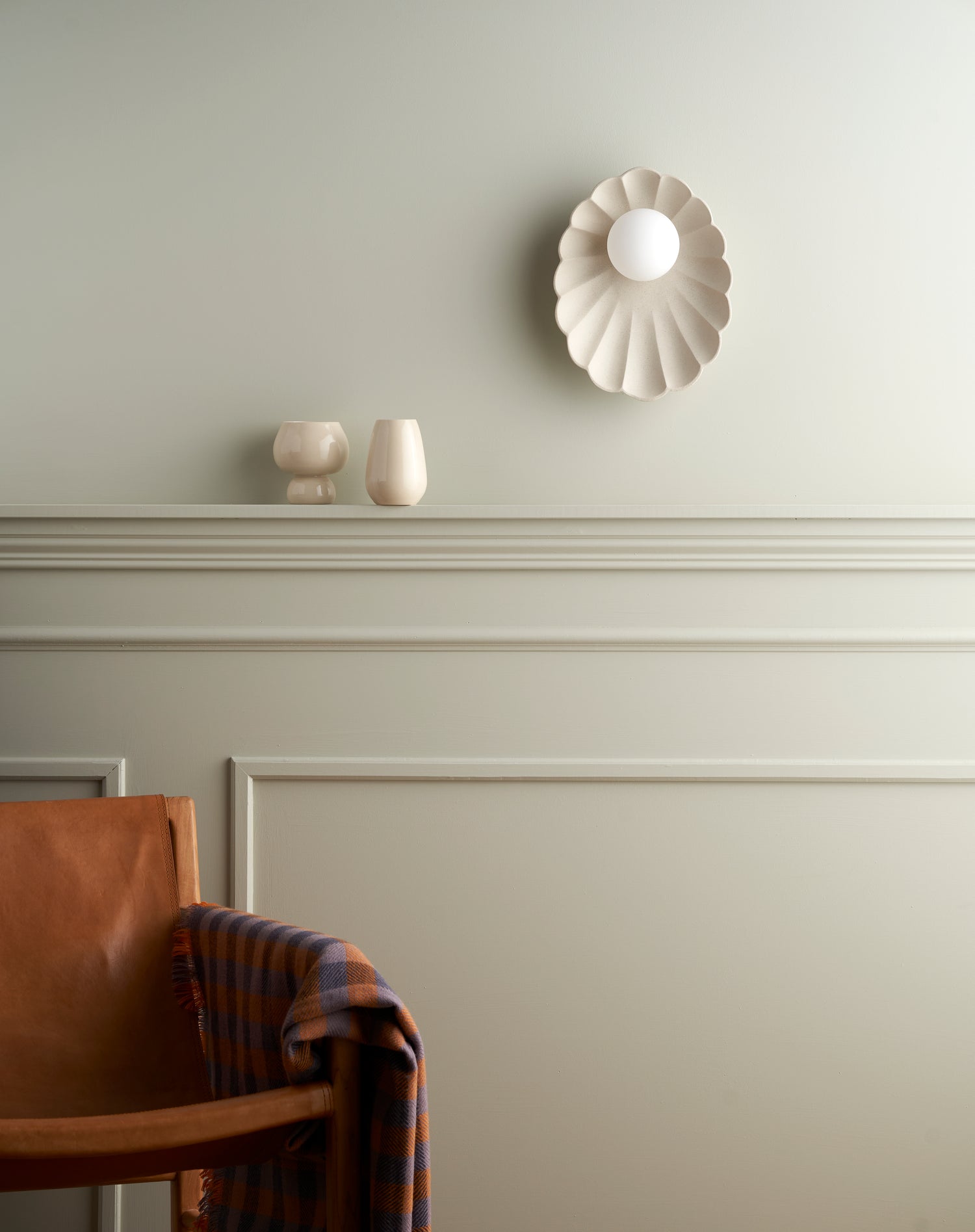 Oyster Wall Sconce by Robert Gordon