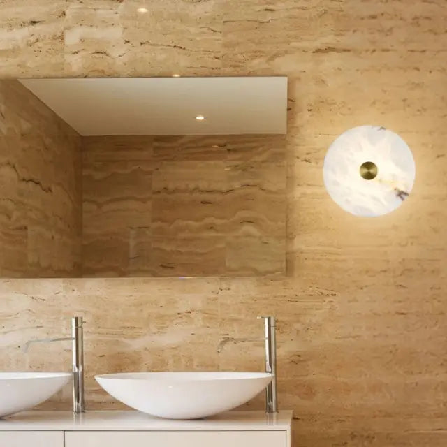Bower Alabaster Wall Light