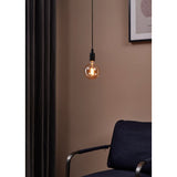 Amber G125 Ball E27 Spiral Filament Globe