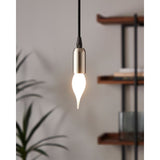 Candle E14 Flame Look Globe - frosted warm white