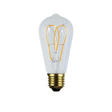 ST64 Vintage Retro filament - Twin Loop LED E27 Globe