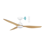 Avoca DC ceiling fan - Oak Timber Finish