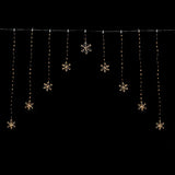 Curtain with snowflake - Warm Whtie