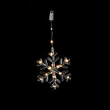 Curtain with snowflake - Warm Whtie
