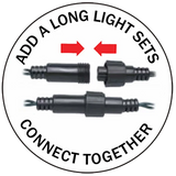 10m LED Connectable Rope Light - Red