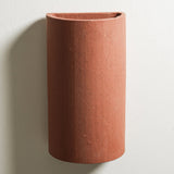 Curve Wall Light in Terracotta by Robert Gordon