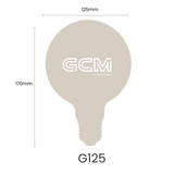 G125 Vintage Retro Opal Round LED E27 Globe