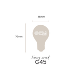 G45 Fancy Round E27 Opal Globe