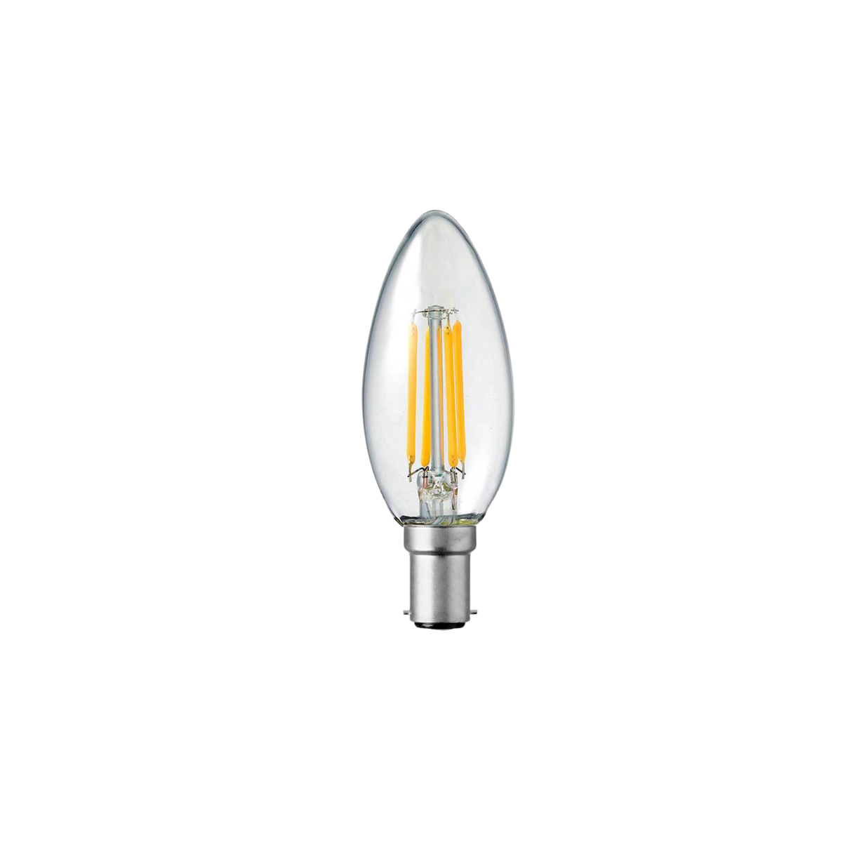 Candle B15 Globe - Clear - Neutral White 4000K - 4W
