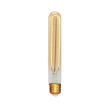 4W Tubular T30 LED Bulb E27 Clear Filament - Amber 2000K