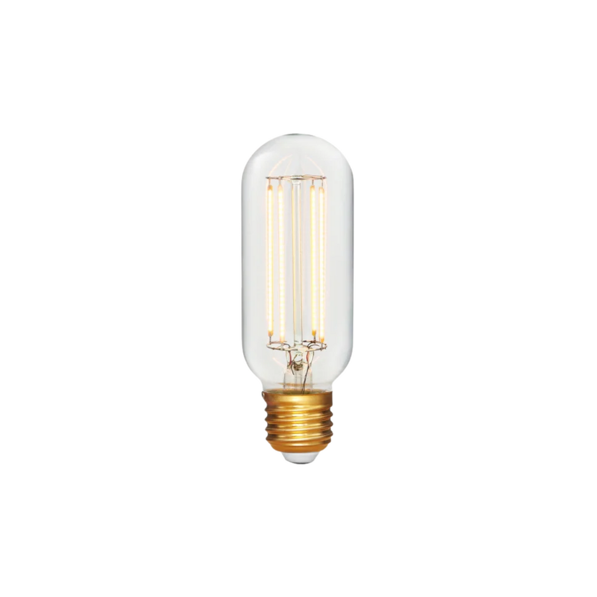6.5W Tubular T45 LED Bulb E27 clear filament - Extra Warm 2200K