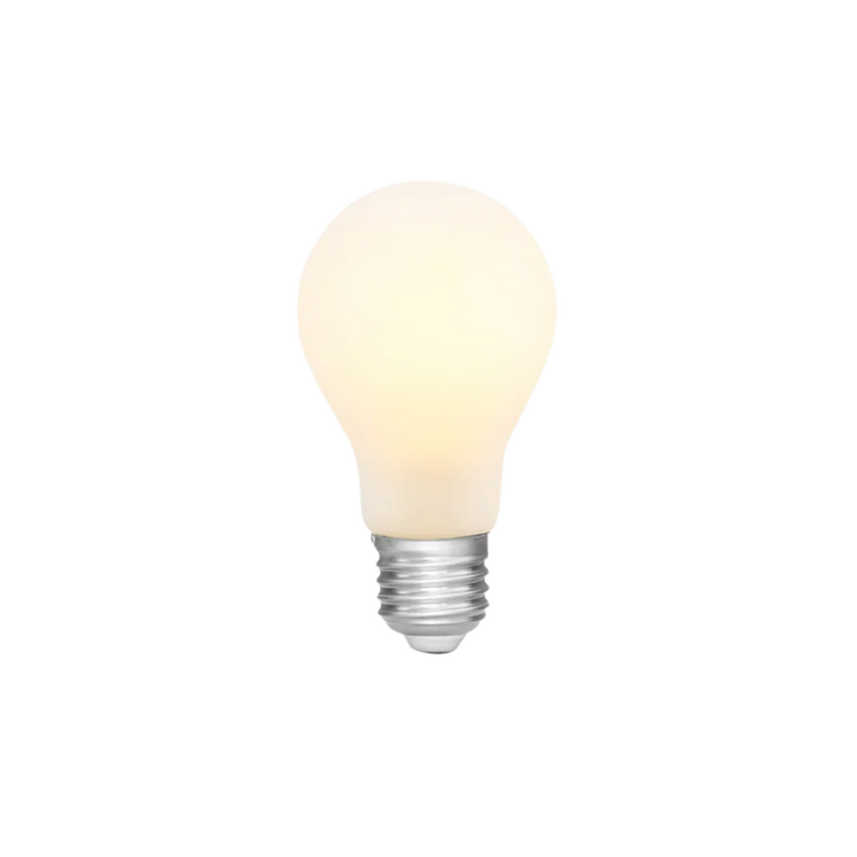 GLS A60 E27 Globe -  Porcelain - Warmer White 2700K - 7.2W