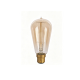 Pear ST57 Carbon Filament Globe - B22 - Extra Warm 2000K