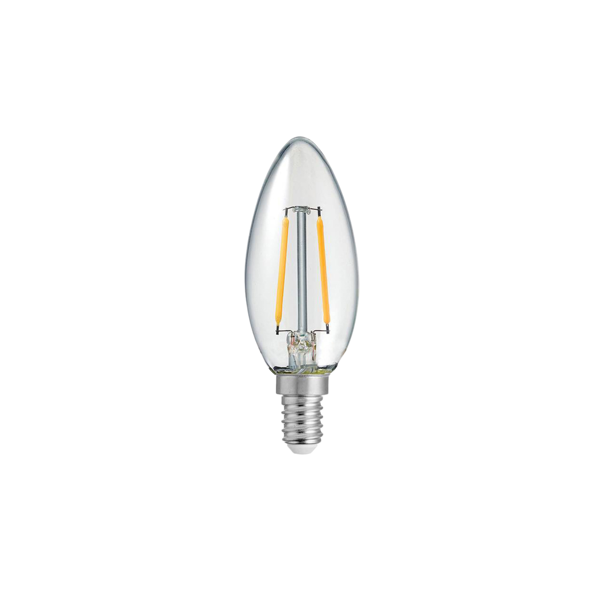 Candle E14 Globe - Clear - Neutral White 4000K - 4W