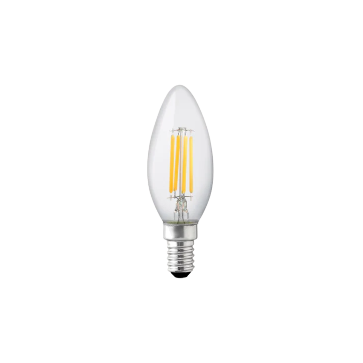 Candle E14 Globe - Clear - Neutral White 4000K - 5.5W