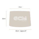 Small - Linen Drum - Lamp Shade