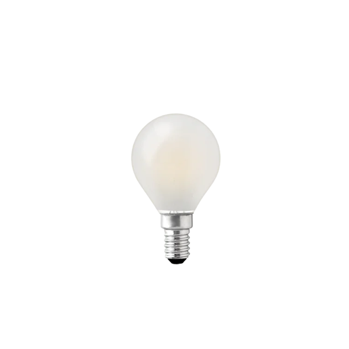 Fancy Round 4W E14 LED Frost Globe - 3000K - Warm White