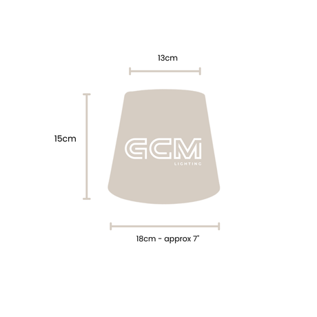 XXSmall - Linen Tapered - Lamp Shade