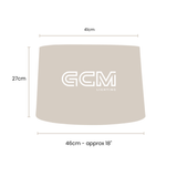 XLarge - Linen Drum- Lamp Shade