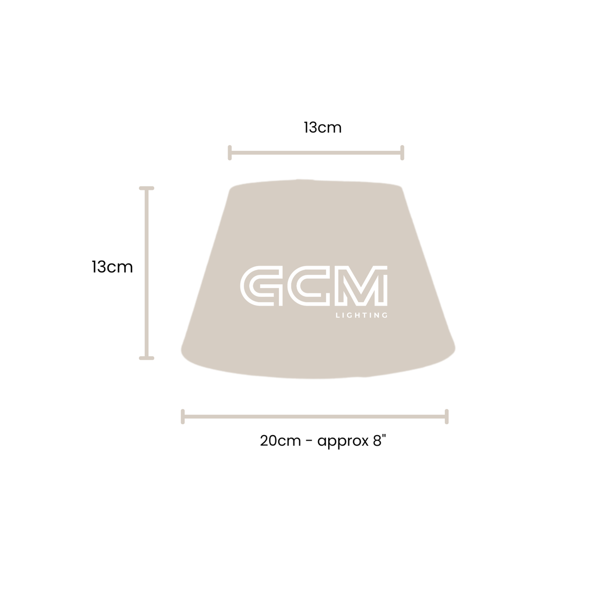 XXSmall - Linen Drum - Lamp Shade