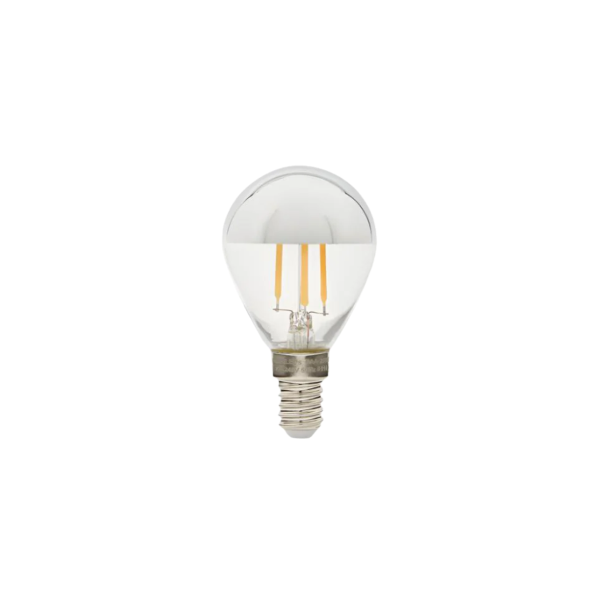G45 Fancy Round Mirror Crown Vintage E14 LED Filament Globe