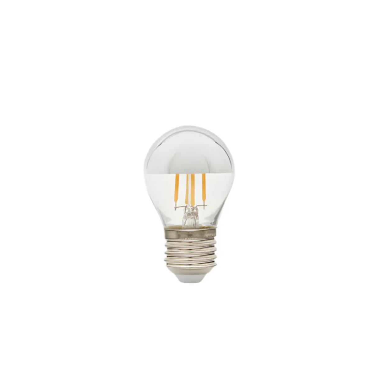 G45 Fancy Round Mirror Crown Vintage E27 LED Filament Globe
