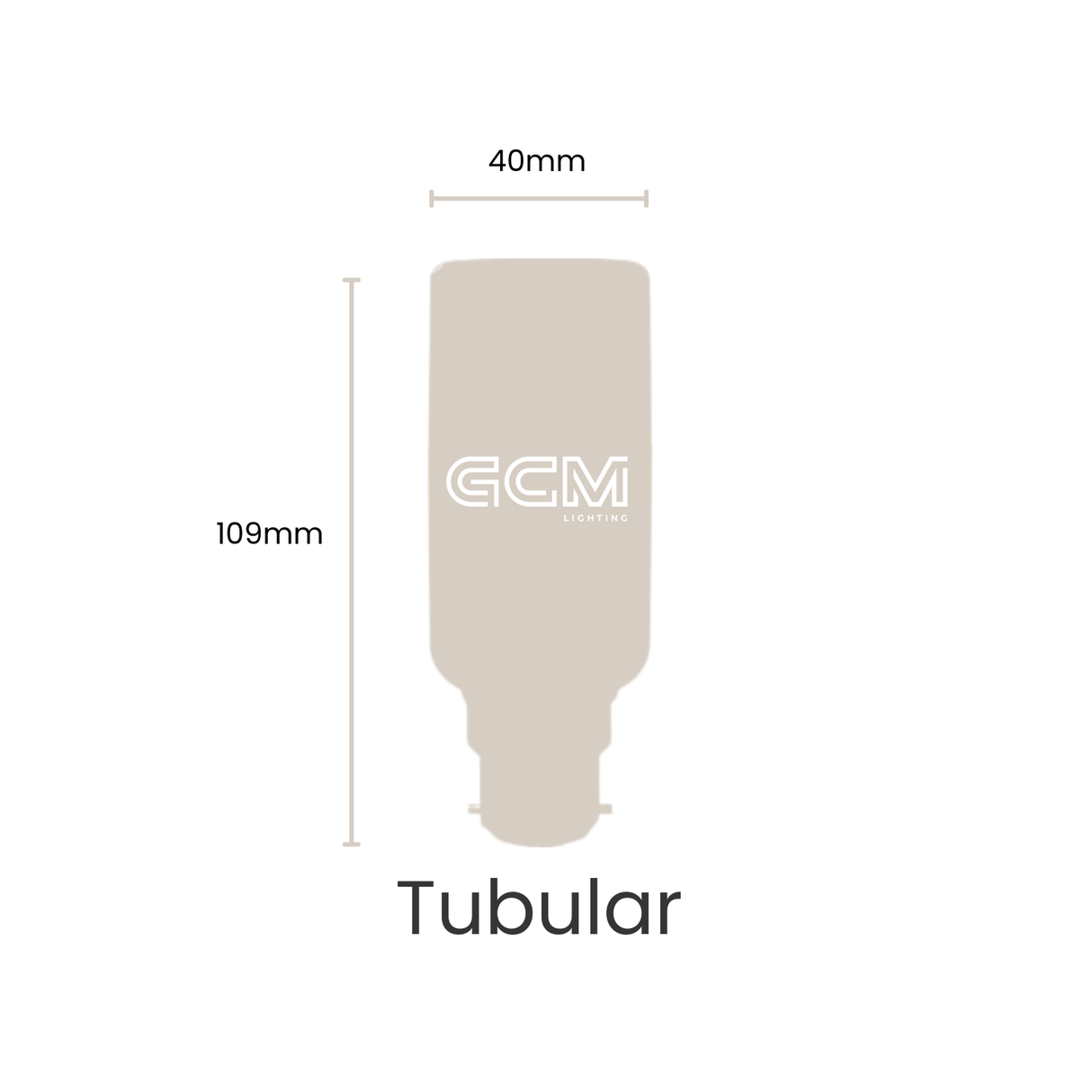 TC Tubular 5 Shades Colour Temperature B22 LED Opal Globe -  1000lm