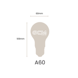 A60 GLS LED E27 Opal Globe -  warm white
