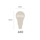 A60 5-Shades Colour Temperature B22 LED Opal Globe - 1400lm