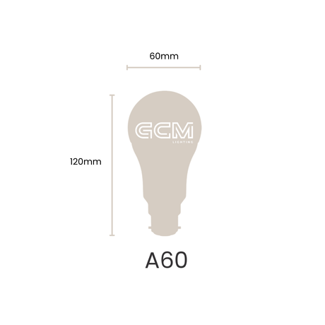 A60 5-Shades Colour Temperature B22 LED Opal Globe - 1400lm