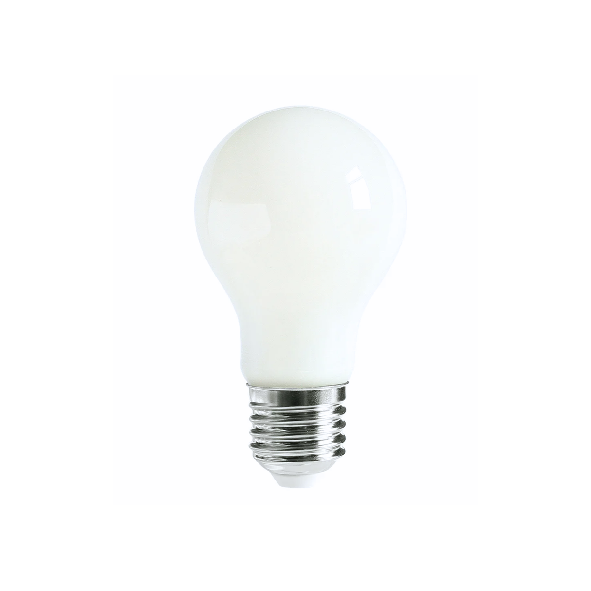 A60 GLS LED E27 - Full Opal Globe -  cool daylight