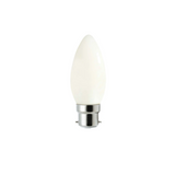 Candle B22 LED Frosted/Opal Globe - warm white